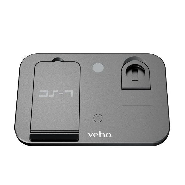 Įkroviklis Veho Veho DS-7 Qi Mobilusis telefonas/Išmanusis telefonas, Išmanusis laikrodis, Planšetė USB Type-C