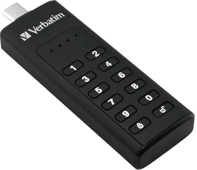 Pendrive Verbatim klaviatūra Secure, 64 GB (49431)