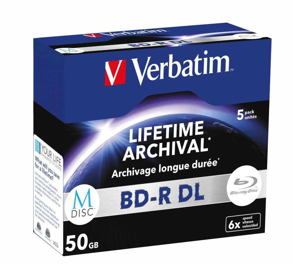 BD-R DL Verbatim M-Disc 50GB 6x (Jewel Case 5)