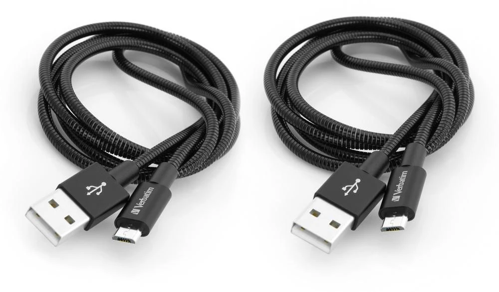 Verbatim 48874 USB kabelis 1 m 3.2 Gen 1 (3.1 Gen 1) Micro-USB A USB A Juoda