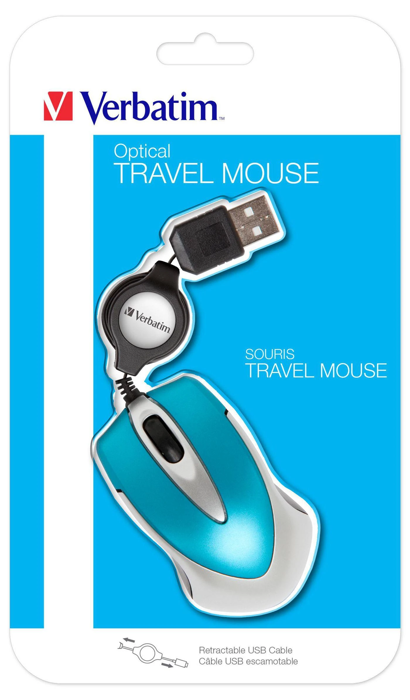 Verbatim Go Mini kompiuterinė pelė USB A tipo Optinis 1000 DPI Abiems rankoms