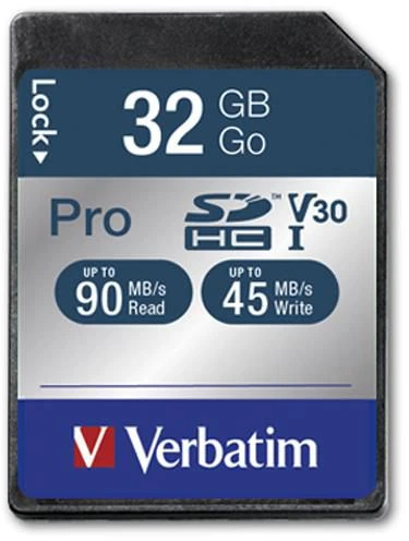 Atminties kortelė Verbatim SDHC Card Pro 32GB Class 10 UHS-I