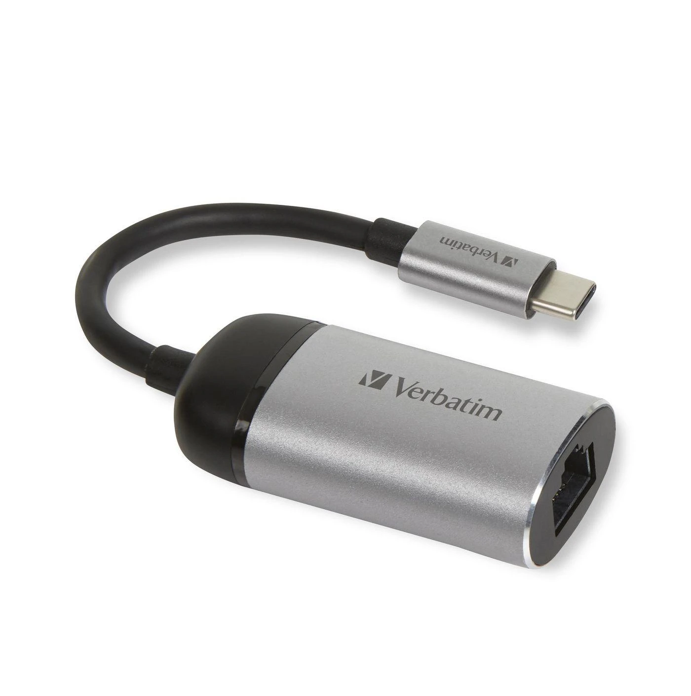Verbatim 49146 sąsajos šakotuvas USB 3.2 Gen 1 (3.1 Gen 1) Type-C 1000 Mbit/ai Juoda, Sidabras