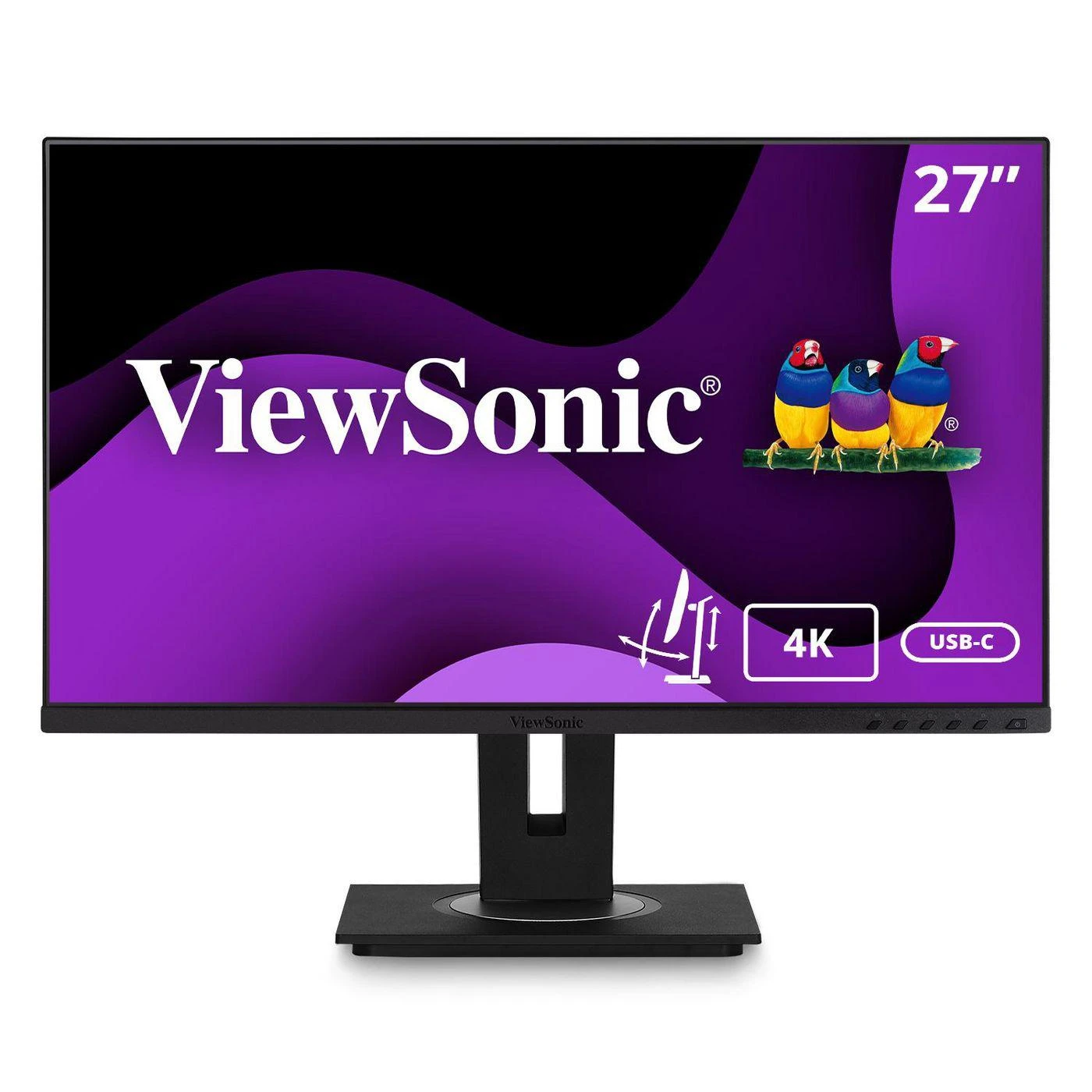 Monitorius ViewSonic VG2756-4K – 60Hz | 4K | IPS | 27''