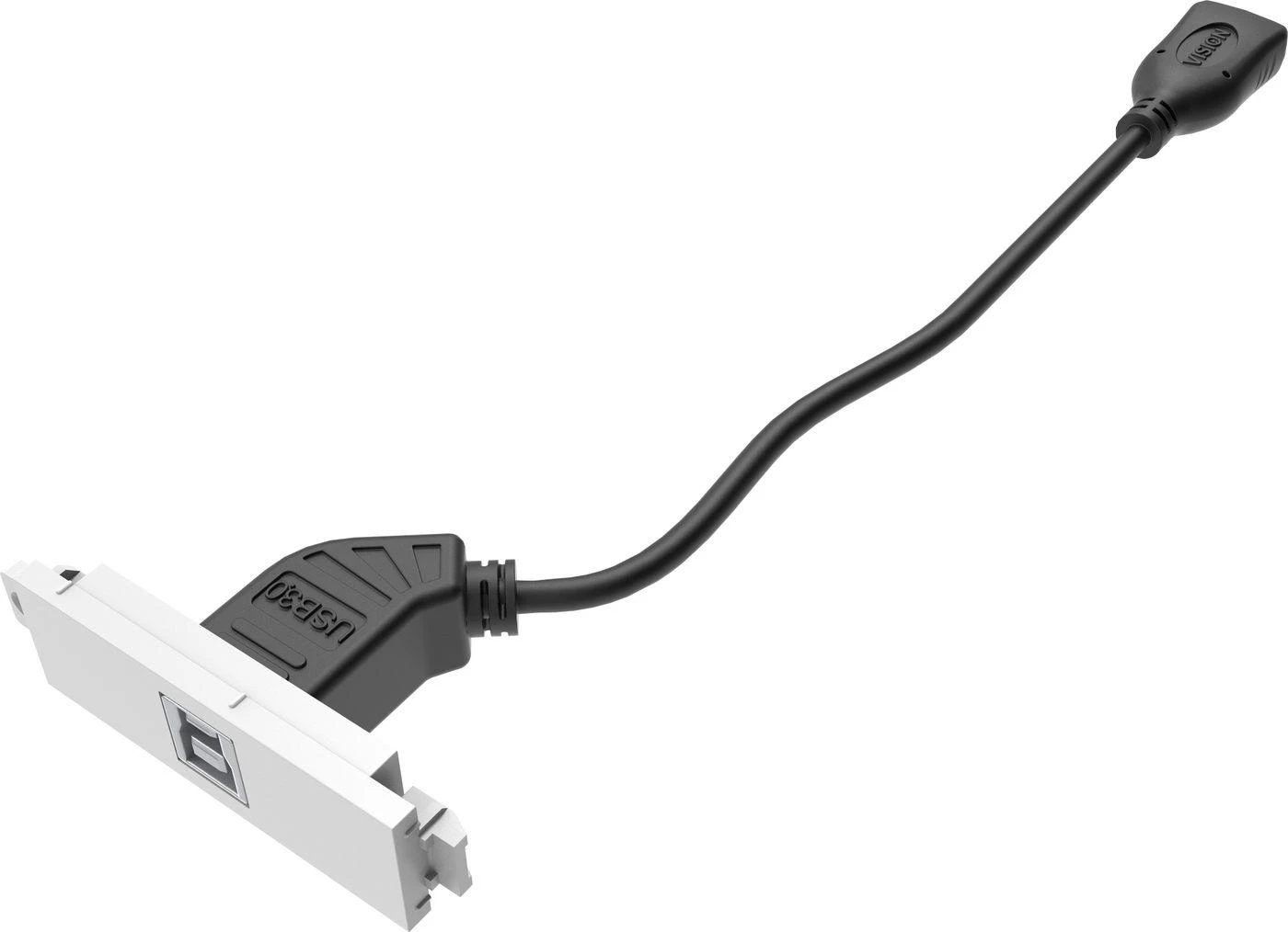 Vision TC3 USBB - USB - Baltas - 64 mm - 34 mm - 21 mm