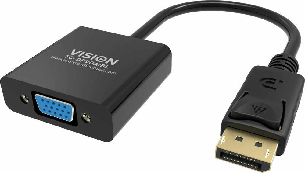 VISION Adapteris DP to VGA Adaptor