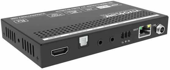 VivoLink HDBaseT imtuvas su jungčių skydeliu