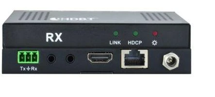 VivoLink HDBaseT RX imtuvas su jungtimis