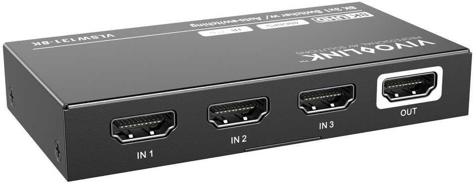 System przekazu sygnału AV VivoLink Vivolink VLSW131-8K bez kategorii