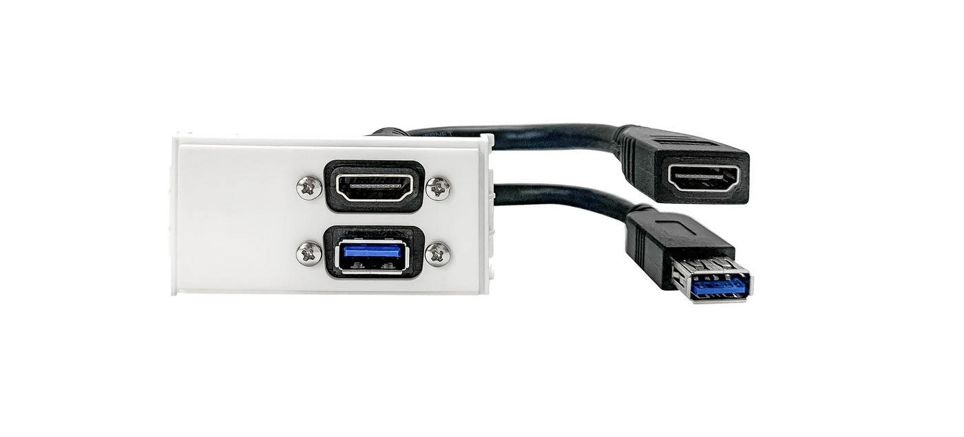 VivoLink WI221295 HDMI ir USB lizdas su laidais