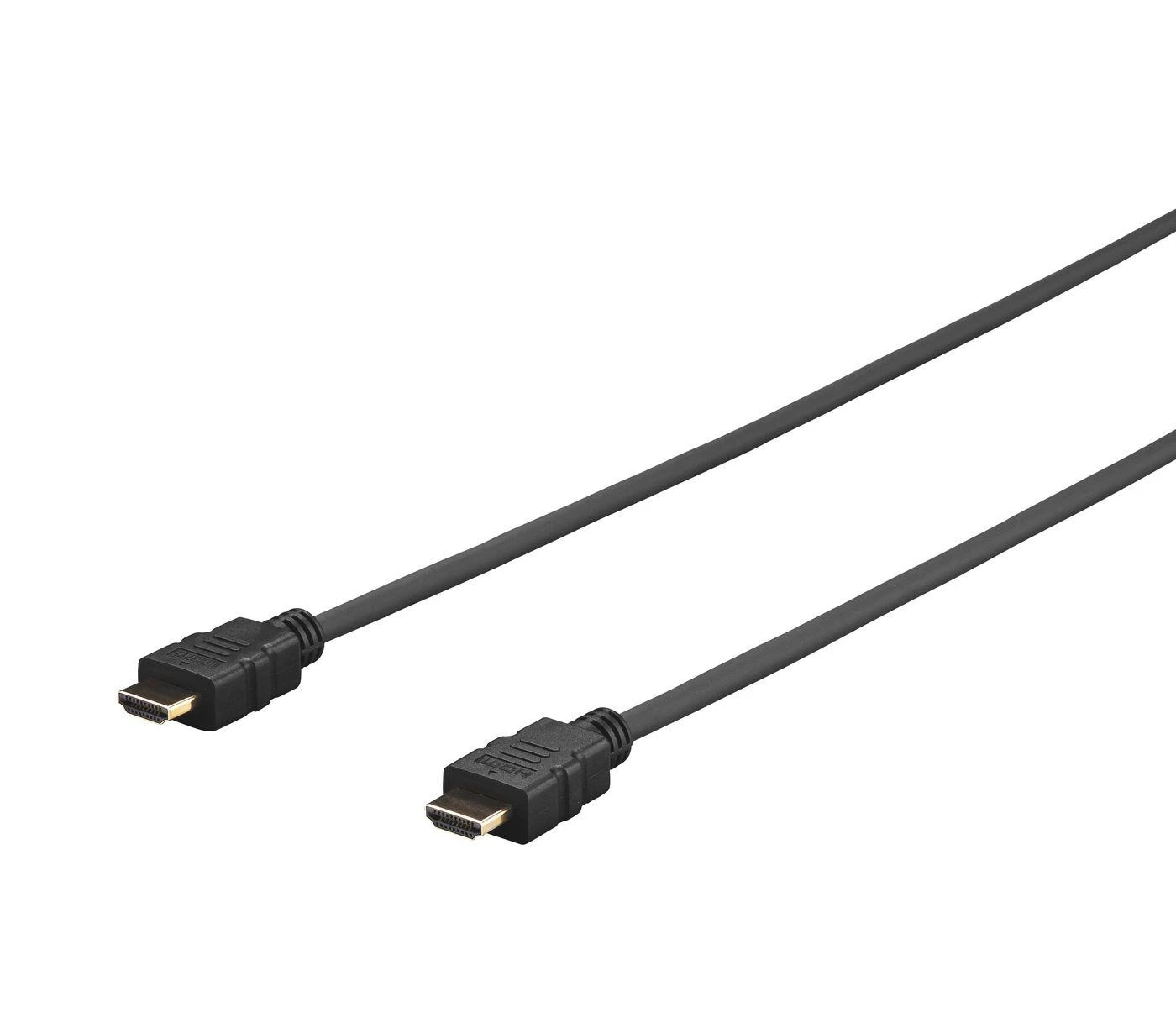 Juodas 1 metro HDMI kabelis su A tipo jungtimis