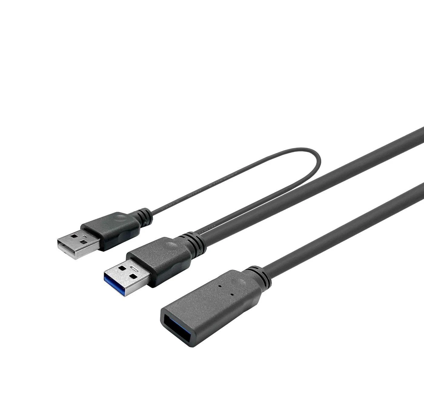 Kabelis USB VivoLink USB-A - USB-A 3 m Juodas (PROUSB3AAF3C)
