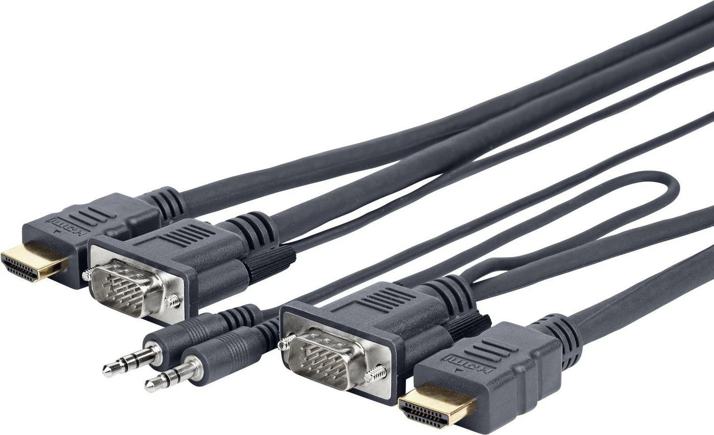 VivoLink daugiafunkcis HDMI į VGA kabelis