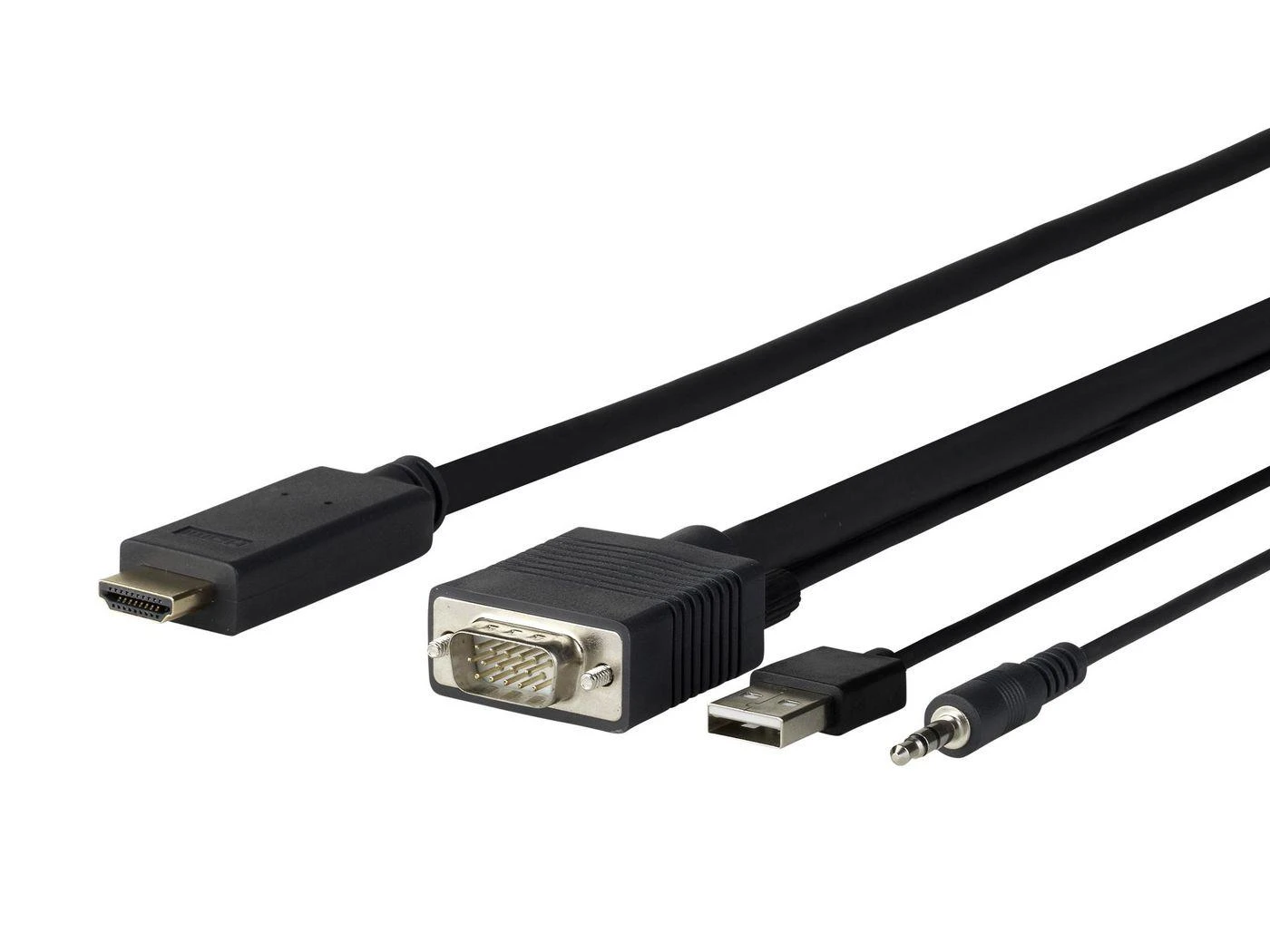 VivoLink HDMI į VGA adapterinis kabelis su audio jungtimi