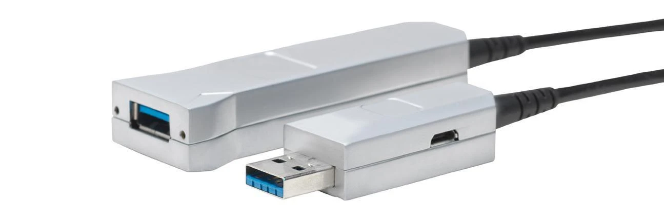 Kabelis USB VivoLink USB-A - USB-A 10 m Baltai-juoda (PROUSB3AAF10)