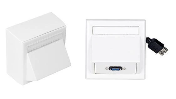 VivoLink Vivolink WI221185 USB maitinimo lizdas Baltas