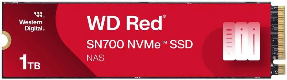 WD Raudona SSD SN700 NVMe 1TB M.2 2280 PCIe Gen3 8Gb/s vidinis diskas NAS įrenginiams, maitinamas „SANDISK“