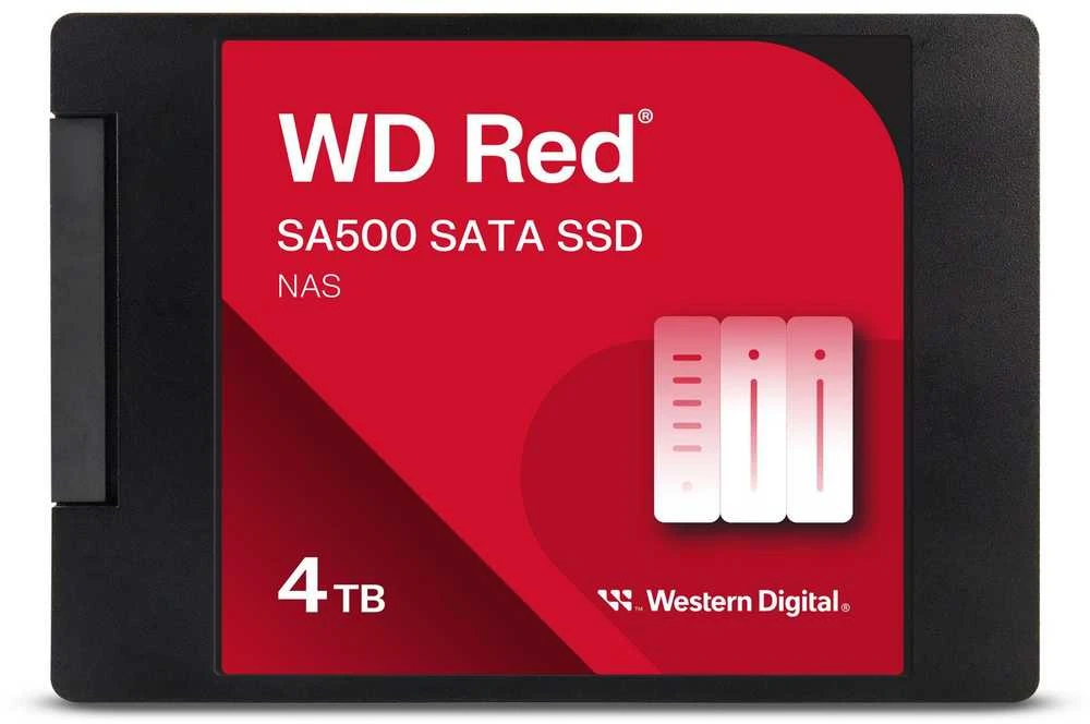 Sandisk WD Raudona SA500 SSD 4TB