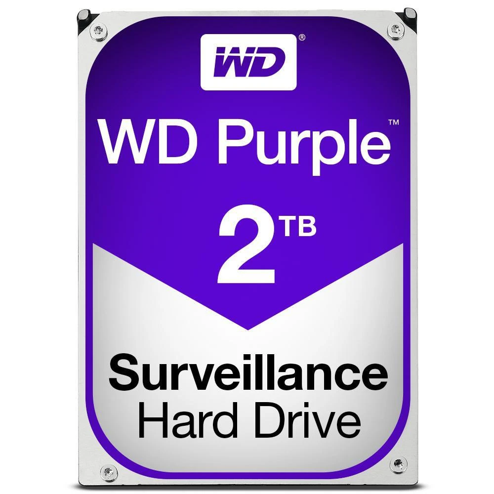Western Digital WD Violetinė 2TB 24x7 Violetinė, 3.5", 2000 GB, 5400