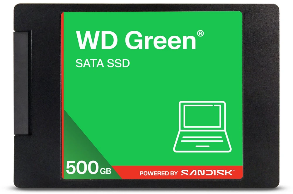 Western Digital SSD WD Žalias 500GB 2.5" SATA