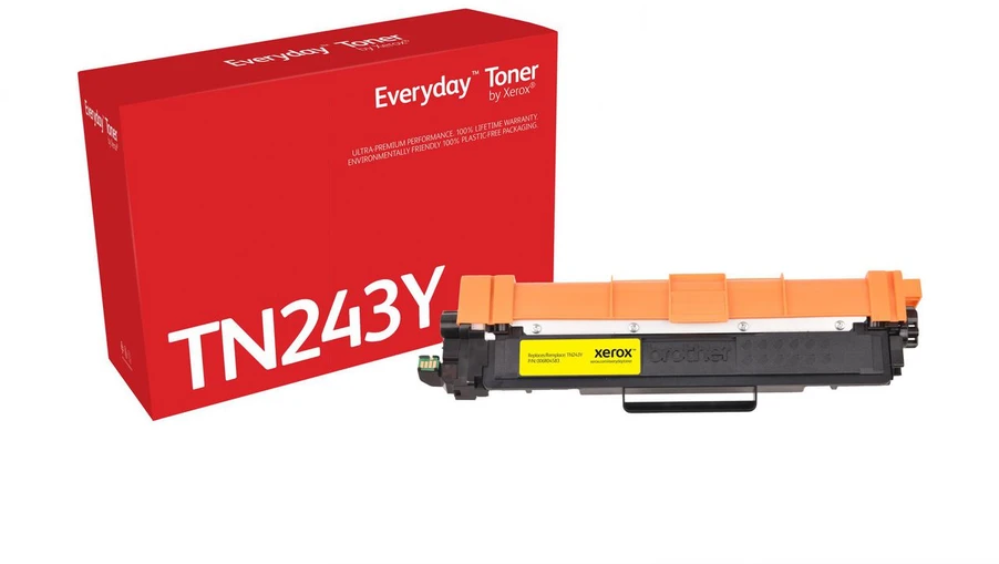 Xerox KASDIENINIS „Geltonas“ TONERIS – SUDERINAMAS SU „BROTHER TN-243Y“