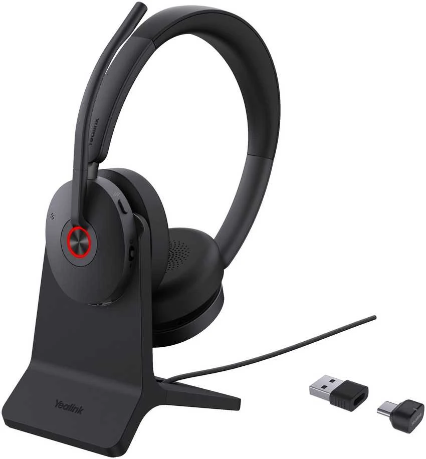 Yealink Bluetooth ausinės BH74 su stovu UC USB-C/A