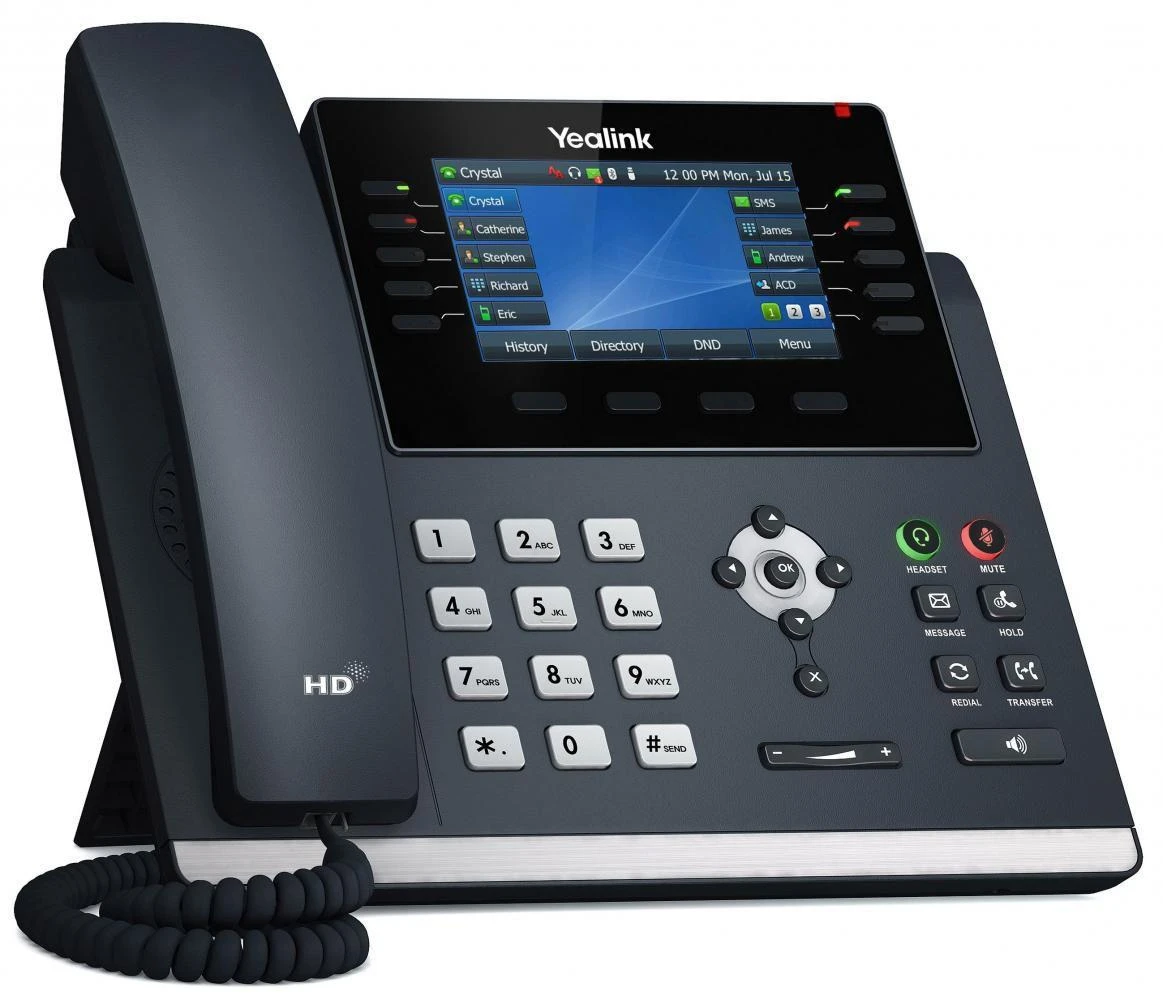 YEALINK SIP-T46U – VOIP TELEFONAS BE MAITINIMO
