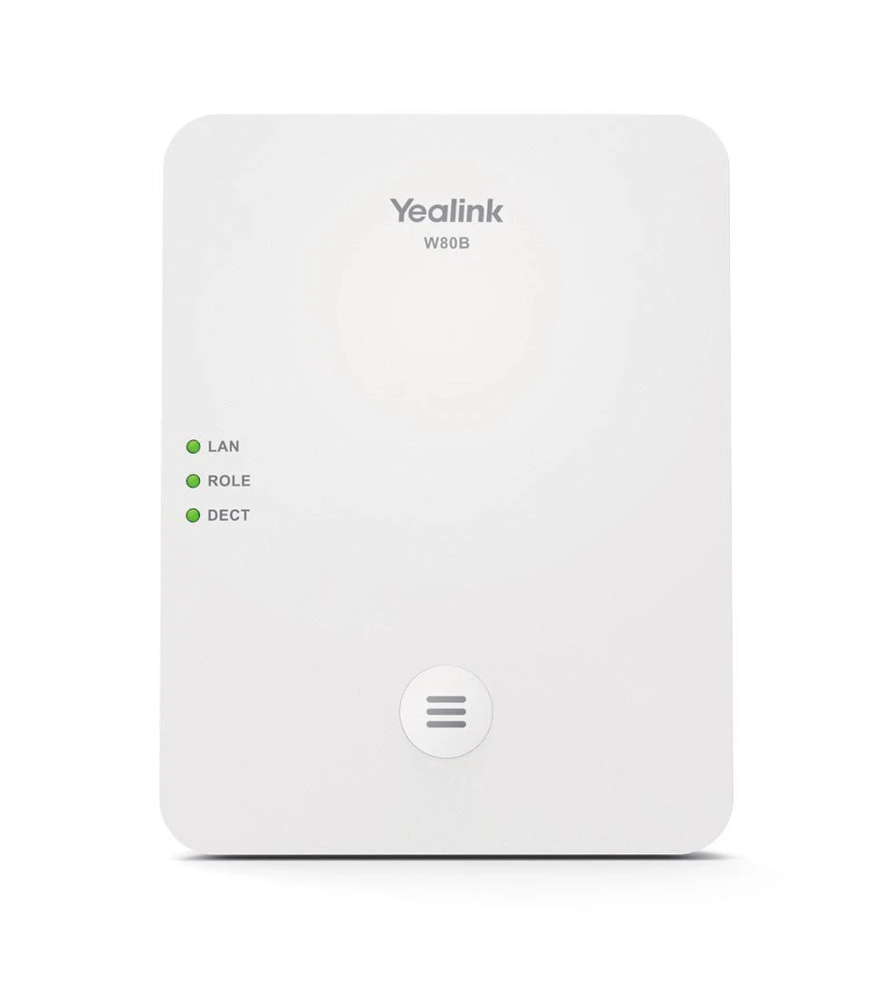 Yealink W80B DECT bazinė stotis Balta