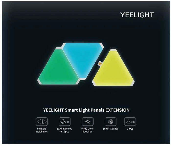 Sieninis šviestuvas „Yeelight“ išmaniojo šviesos skydelio prailginimas YLFWD-0013