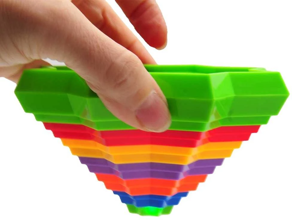 3D magiška žvaigždė fidget antistresinis žaislas - Žalia