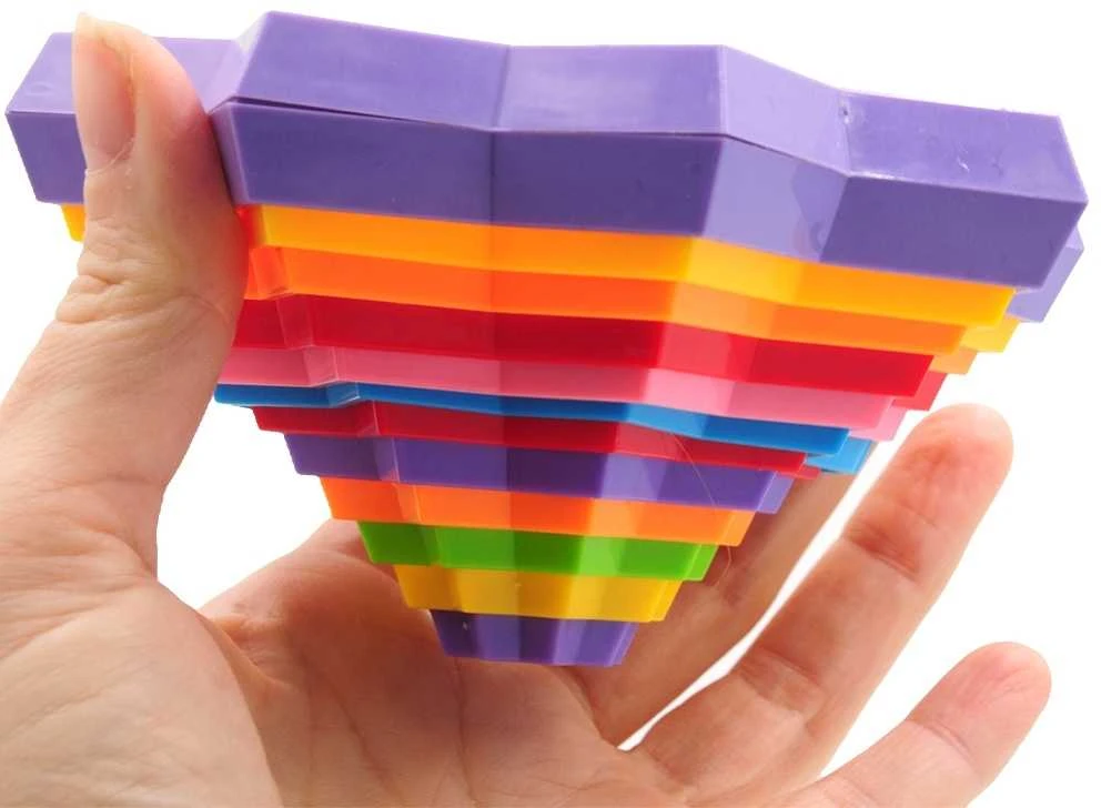 3D magiška žvaigždė fidget antistresinis žaislas - Žalia