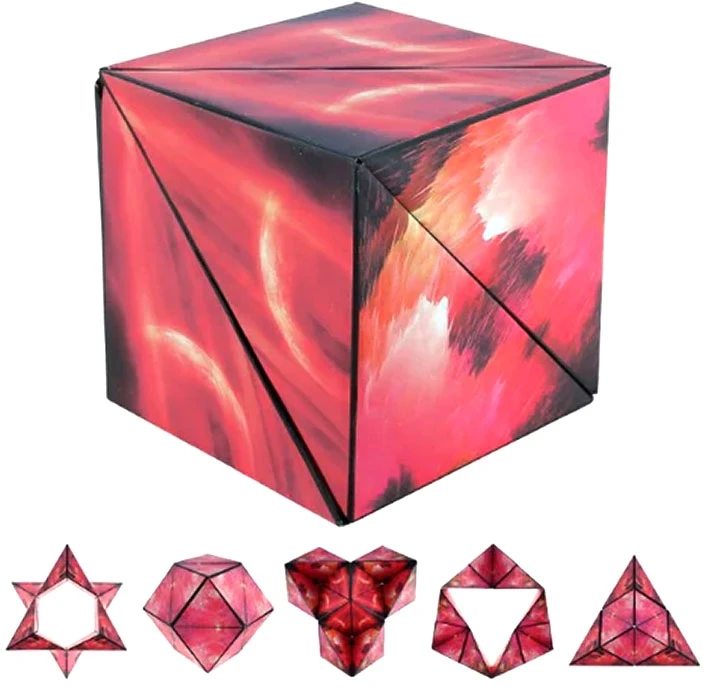 3D magnetinis kubas, rožinis