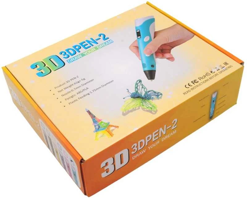 3D rašiklio "PEN-II" rinkinys su PLA siūlais