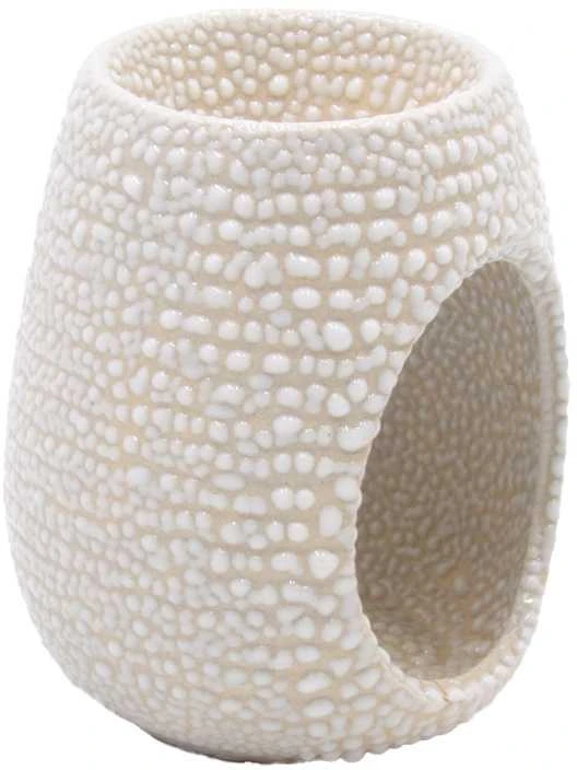Aliejinė smilkalinė, 8x6 cm - Balta