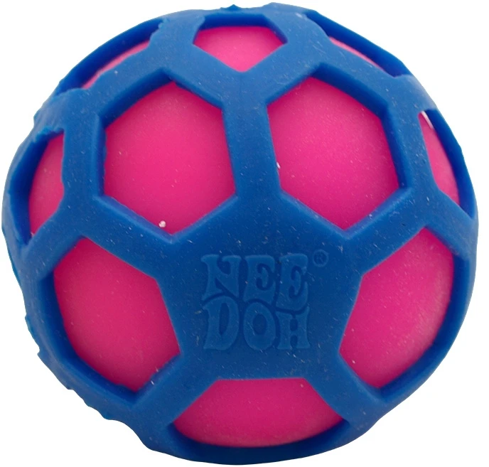 Antistresinis minkomas kamuoliukas „Atomic NeeDoh“, 6 cm - Geltona