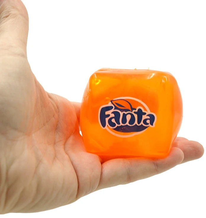 Antistresinis minkomas žaislas Nee Doh Kubas, 5 cm - Žalia