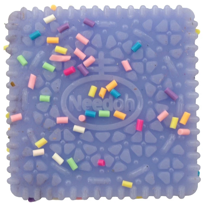 Antistresinis minkomas žaislas Nee Doh SAUSAINIS, 6x2 cm - Juoda