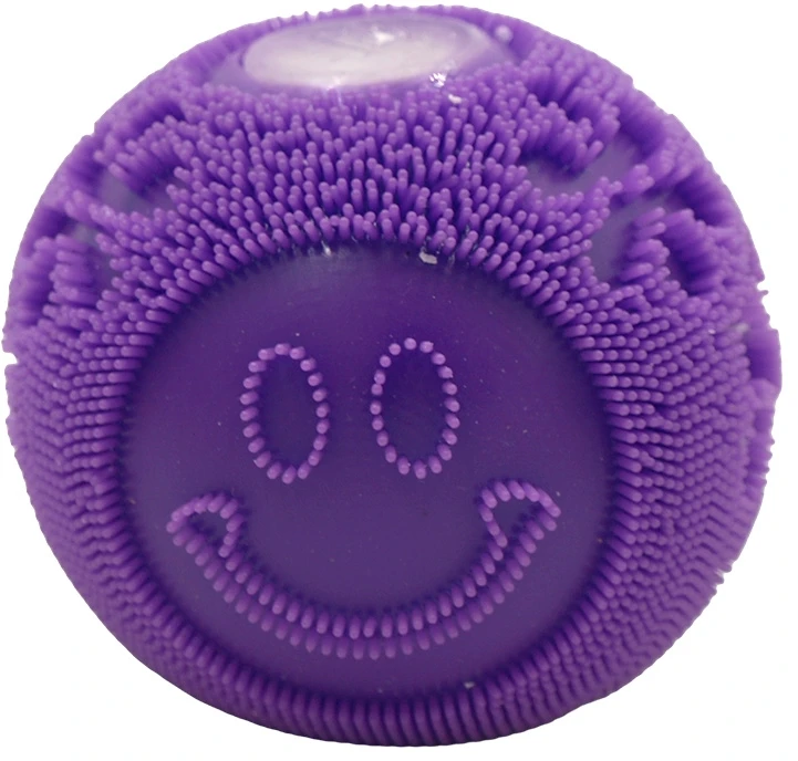 Antistresinis minkomas žaislas NeeDoh Fuzz Ball, 6 cm - Rožinė