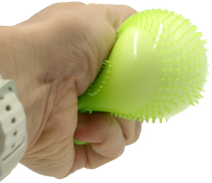 Antistresinis minkomas žaislas NeeDoh Fuzz Ball, 6 cm - Rožinė