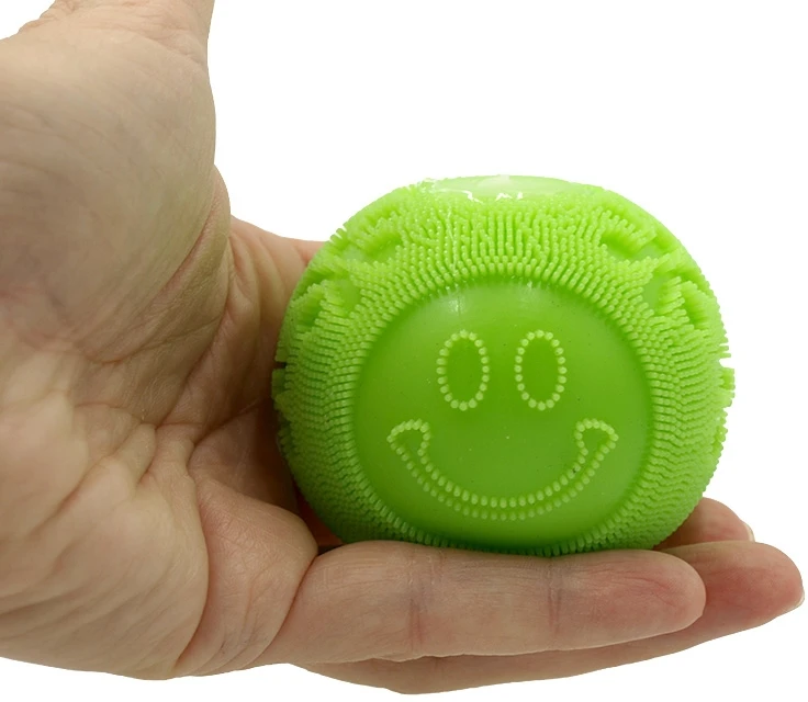 Antistresinis minkomas žaislas NeeDoh Fuzz Ball, 6 cm - Rožinė