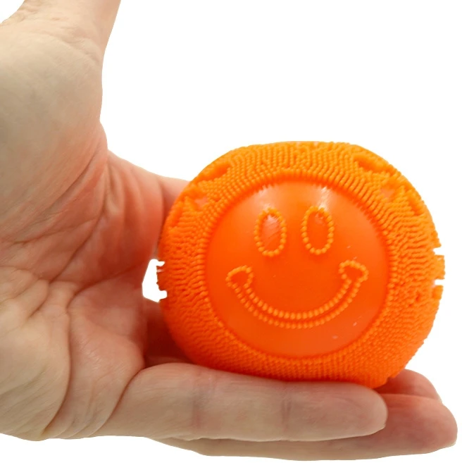 Antistresinis minkomas žaislas NeeDoh Fuzz Ball, 6 cm - Rožinė