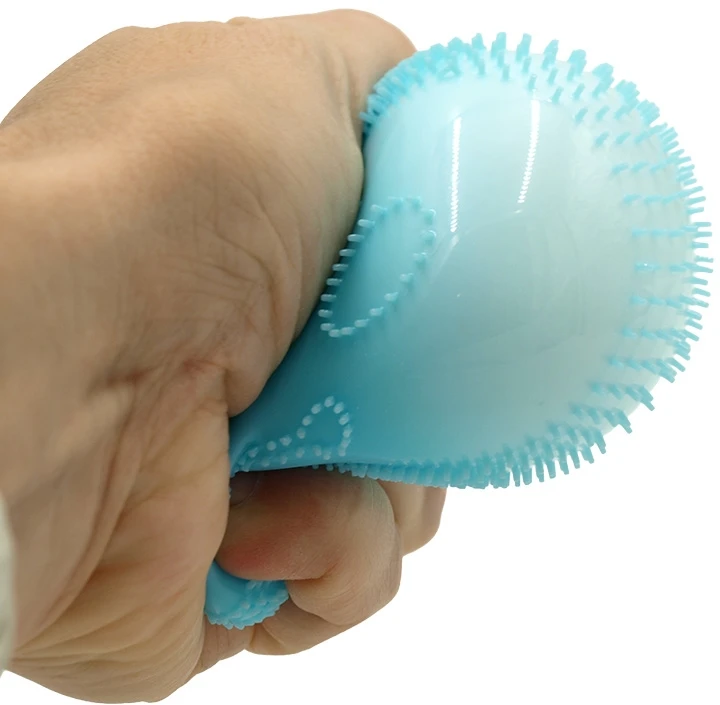 Antistresinis minkomas žaislas NeeDoh Fuzz Ball, 6 cm - Rožinė