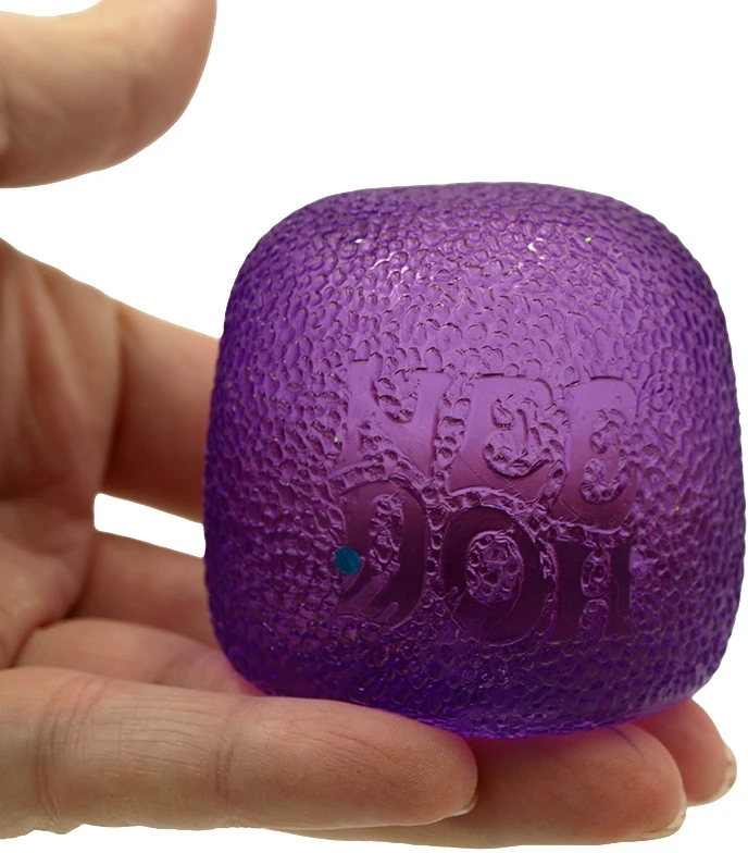 Antistresinis minkomas žaislas NeeDoh guminukas, 5 cm - Violetinė
