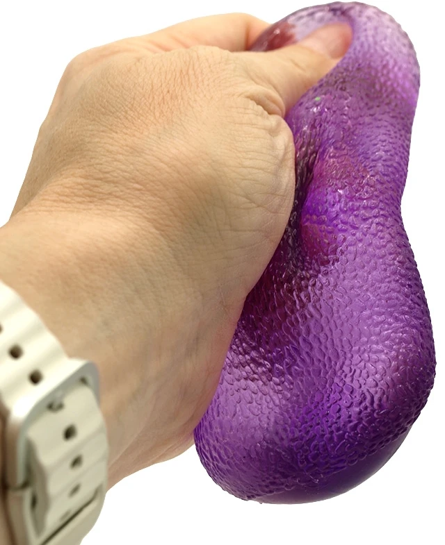 Antistresinis minkomas žaislas NeeDoh guminukas, 5 cm - Violetinė