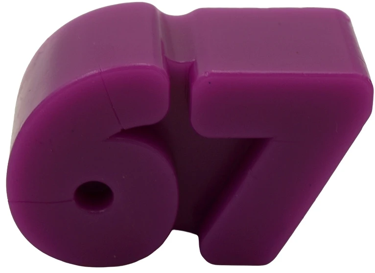 Antistresinis minkomas žaislas NeeDoh „Six Seven“ (67), 7x4 cm - Violetinė