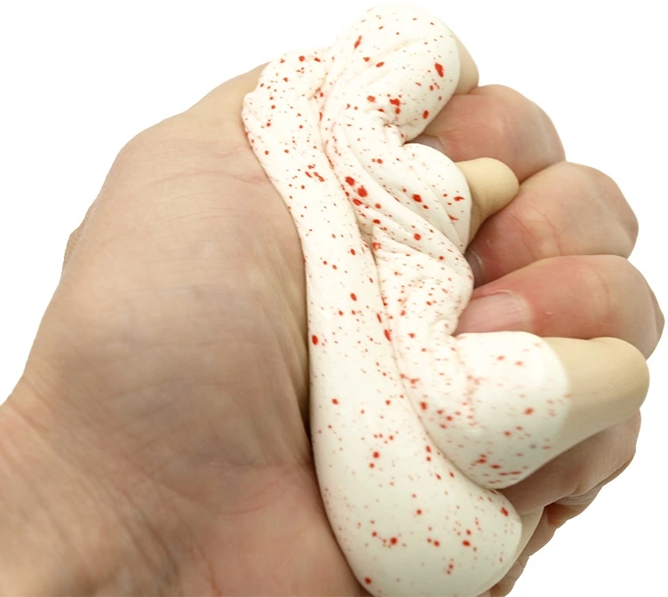 Antistresinis minkomas žaislas Pyragaitis (Squishy), 10x10x3,5 cm - Balta
