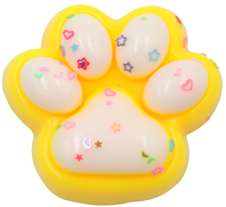Antistresinis žaislas Katės letenėlė (Cat Paw), 6 cm - Violetinė