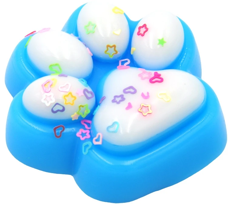 Antistresinis žaislas Katės letenėlė (Cat Paw), 6 cm - Violetinė