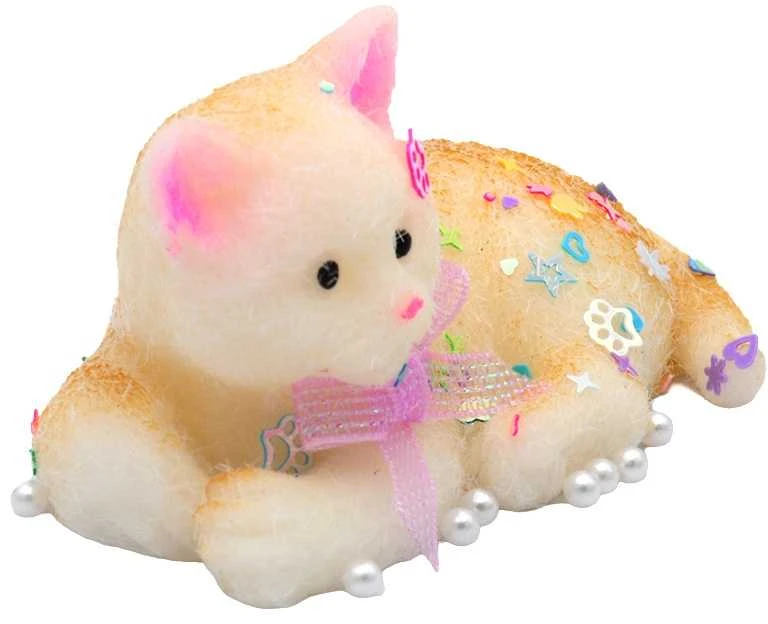 Antistresinis žaislas Katinėlis, 9 cm - Ruda