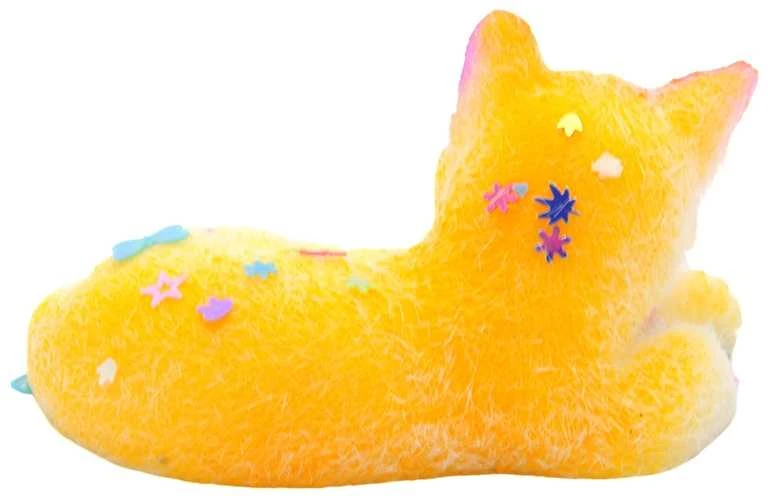 Antistresinis žaislas Katinėlis, 9 cm - Ruda